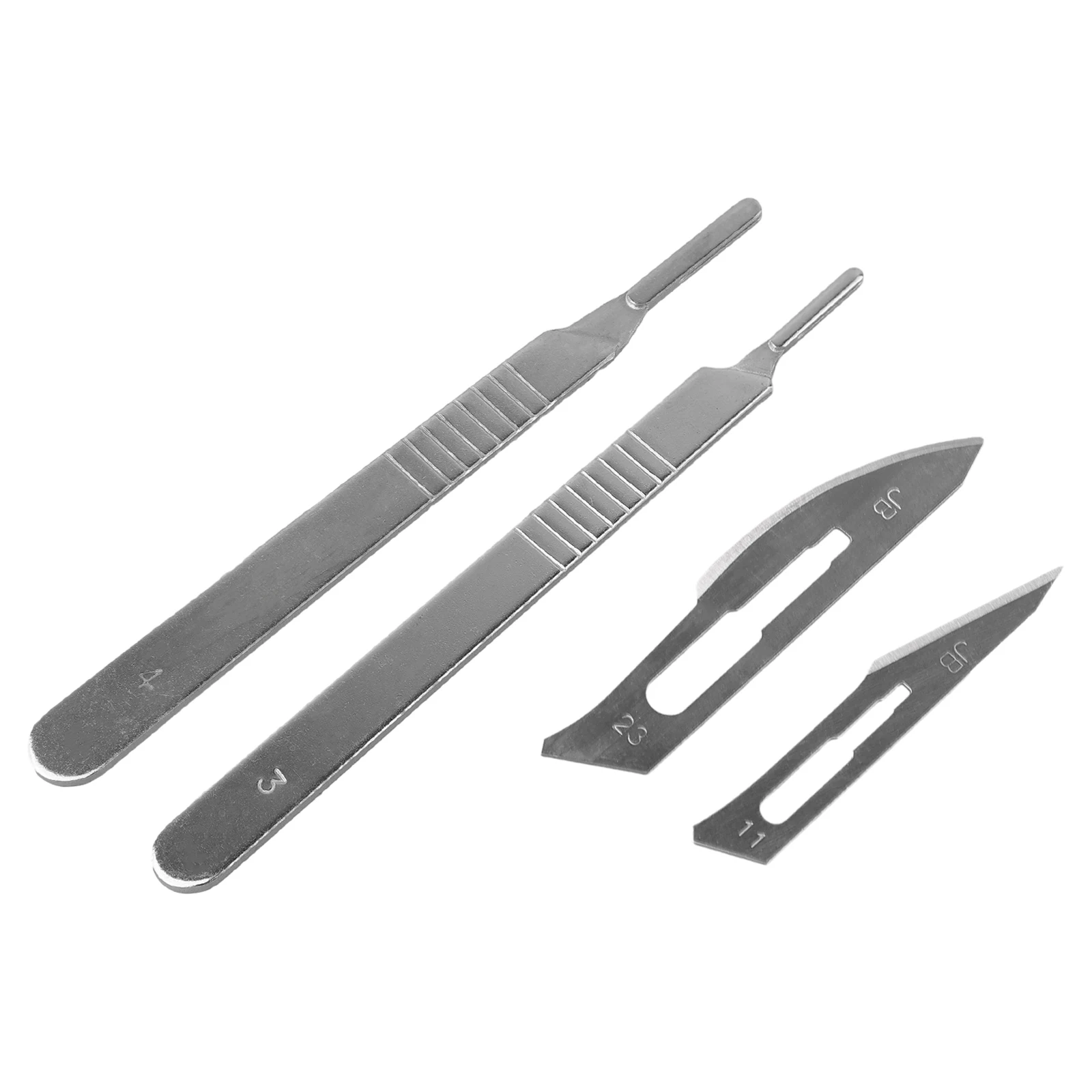 20pc Carbon Steel Blades + 2pc Handle DIY Cutting PCB Stainless For The Blade Edge Tools Parts Steel Repair Hand Tools