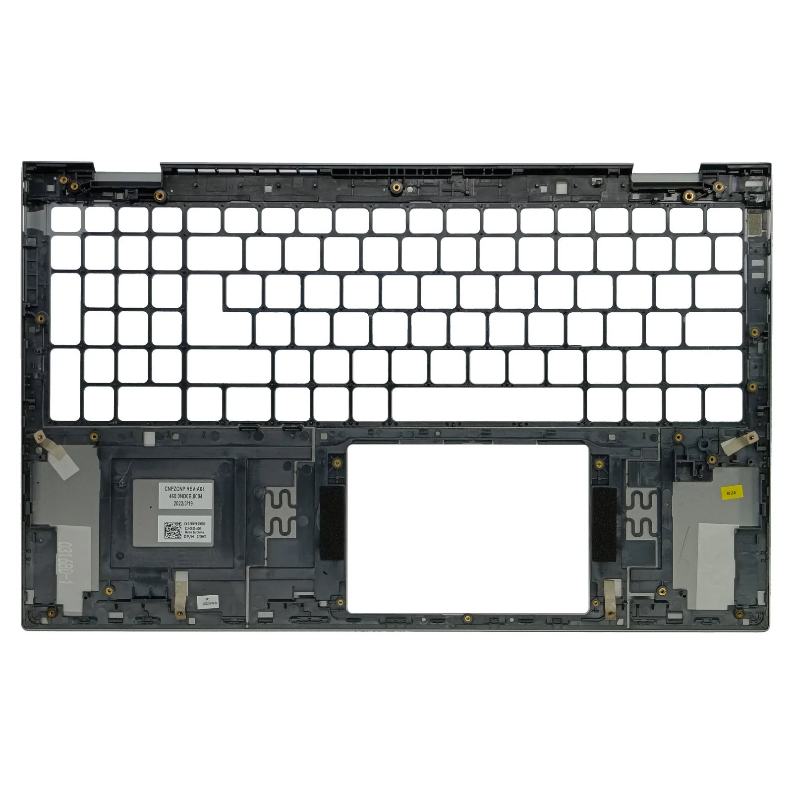 

07KWVK для ноутбука DELL Inspiron 5510 5518, верхняя крышка для ноутбука США, серебристая