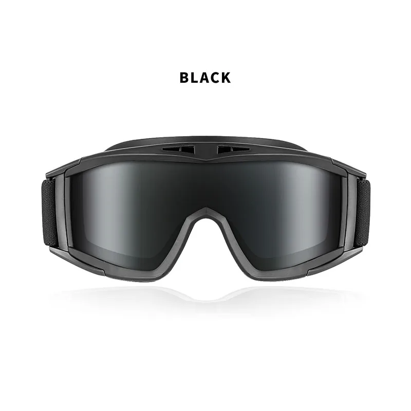 3 in 1 Tactical Glasses Desert Windproof and Sand proof Goggles Men Anti Fog Outdoor Shooting CS Equipment Eyewear