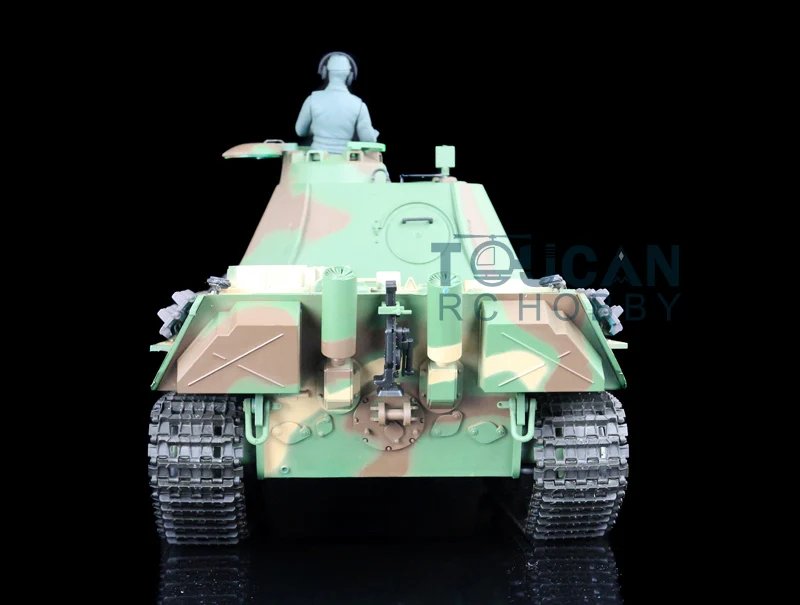 Children Gifts Toys Heng Long 1/16 Scale RC Tank 7.0 Plastic Panther G 3879 FPV 360° Turret Steel Gearbox Modle TH17487