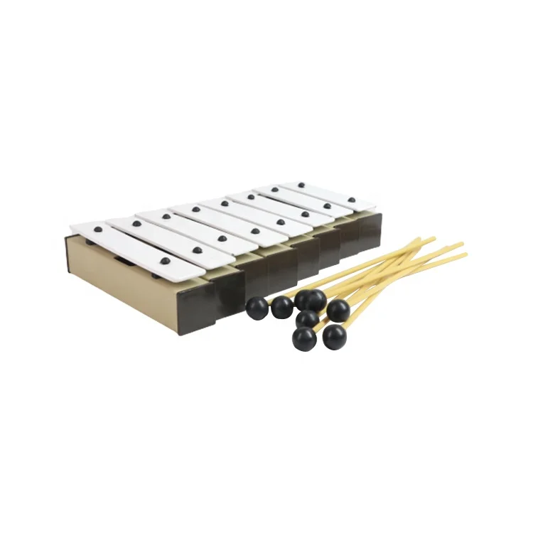 Orff Gong Xylophone Metallophone Wooden Toy Educational Durable Eco-friendly Helps Develop Kids Fine Motor Skills