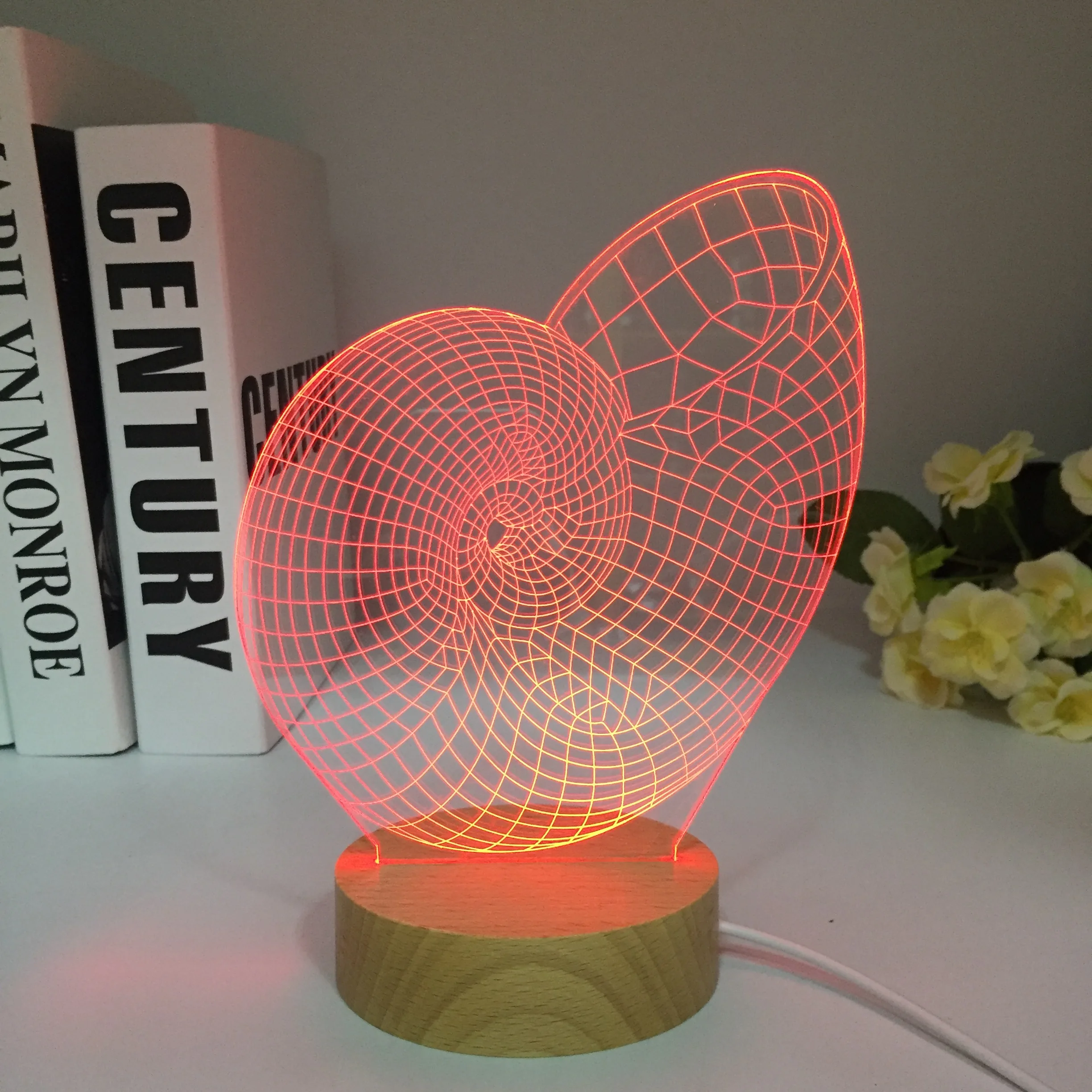 Colorful 3d Lamp Snail Shape Touch Desk Lamp 3d Nightlight Children's Room Decoration 3d Lighting Table Lamp Dropshipping