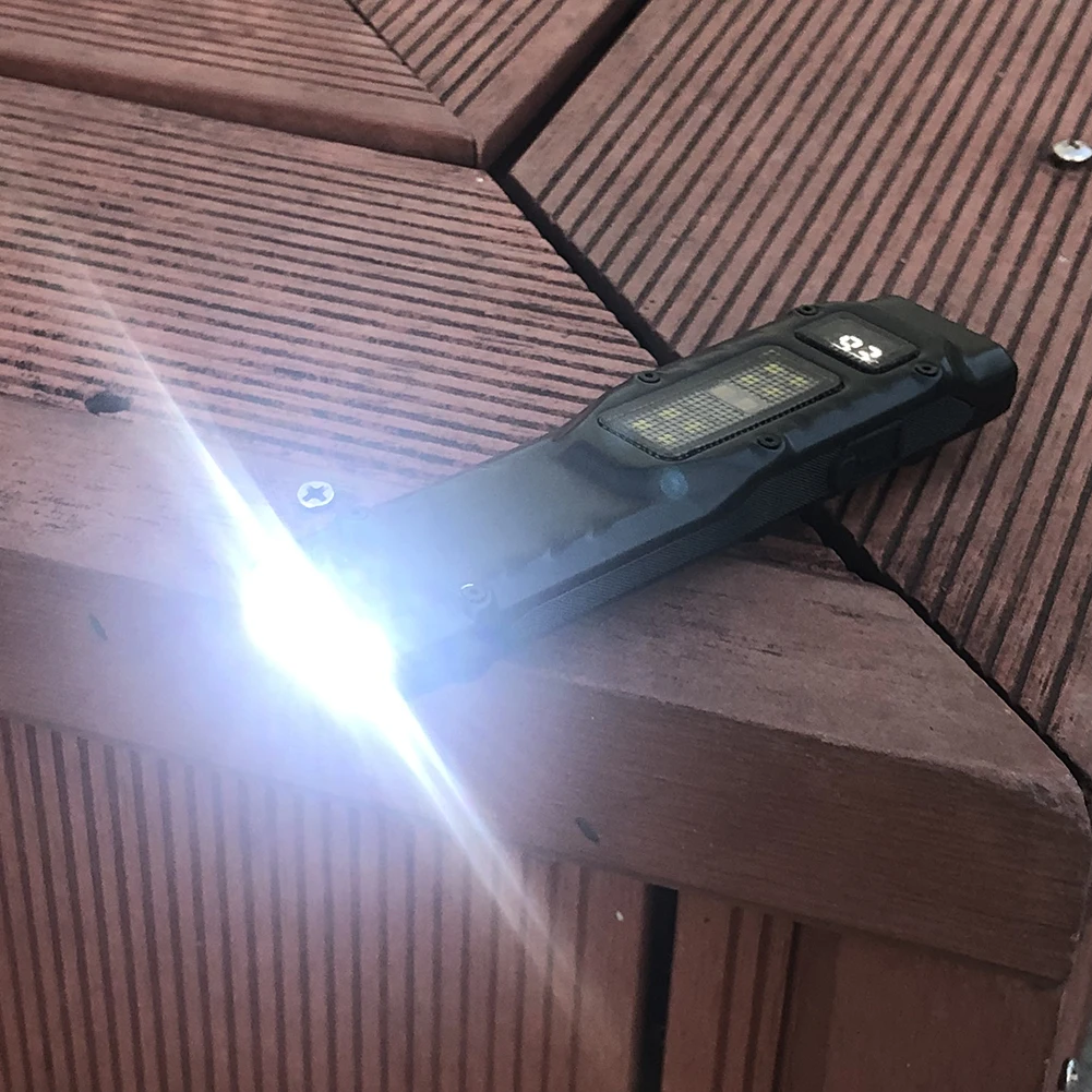 مصباح يدوي محمول 1200 لومن USB مصباح يدوي تكتيكي قابل لإعادة الشحن IPX44 مقاوم للماء في الهواء الطلق ضوء الطوارئ