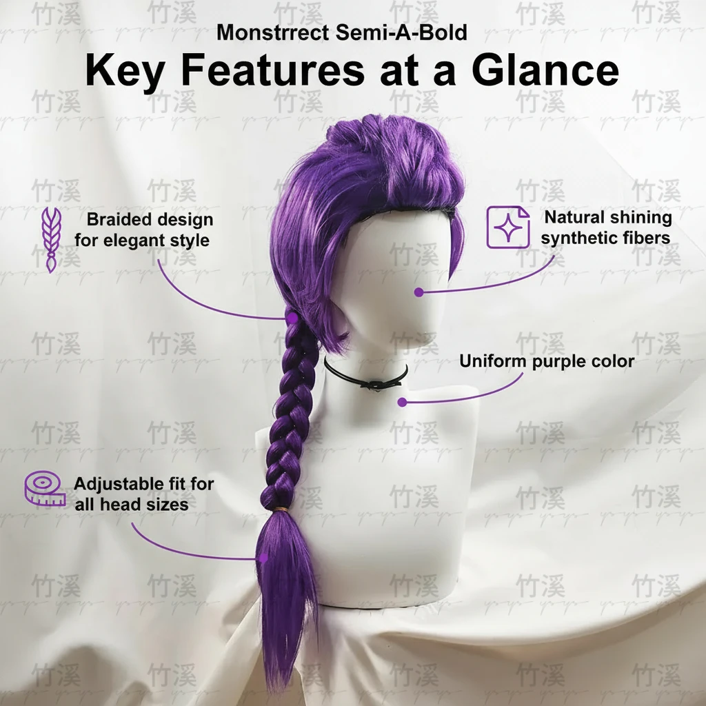 

Фиолетовый плетеный парик с хвостиком по бокам, надежный костюм на Хэллоуин, аниме, косплей, вечерние шиньон