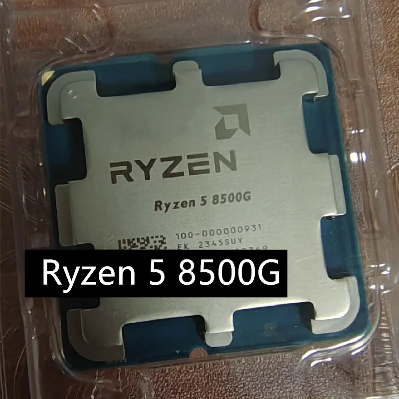 NEW AMD Ryzen 5 8500G R5 8500G 3.5-GHz 6-Core 12-Thread CPU Processor 4NM L3=16M 100-000000931 Socket AM5 No Cooler