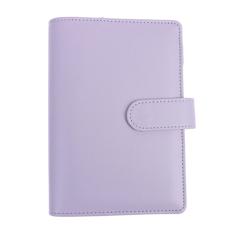 Macaroon A6 PU Leather Budget Binder Notebook Cover Notebook Shell Student Diary School Stationery Wholesale