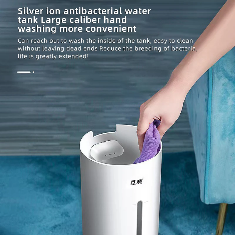 Humidifier for Bedroom Home 8L Large Capacity, Floor-standing, Large Fog Volume, Smart, Silent