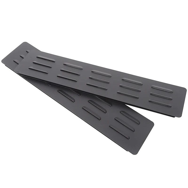 2 قطعة سبائك الألومنيوم الأسود لخزان الجدار العظيم 500 2022 + ستائر التهوية الخلفية للسيارة تعديل السيارة اكسسوارات الديكور