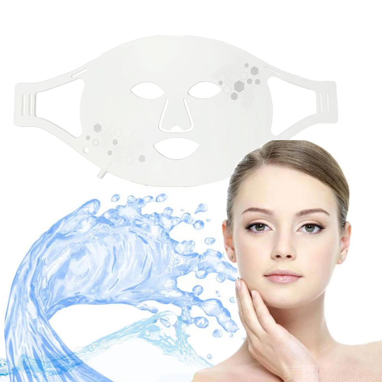 Skin Care Silica Gel Face Light Therapy Silicone Facial Care Led Face Mask