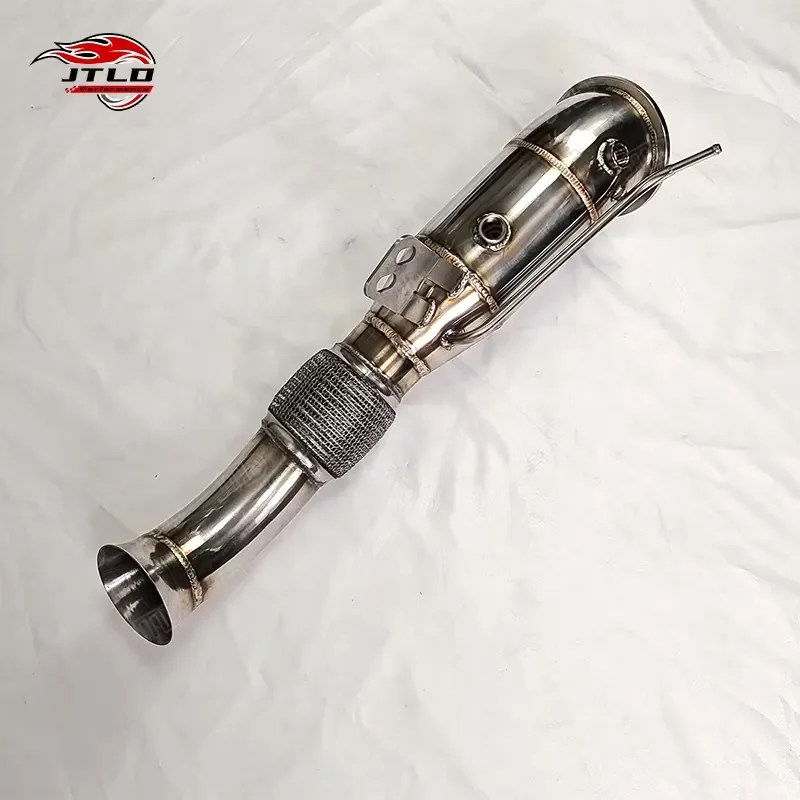 Professional Direct Fit High Flow Design Stainless Steel 304SS Downpipe for BMW G06 X6 B58 3.0T Direct Replacement