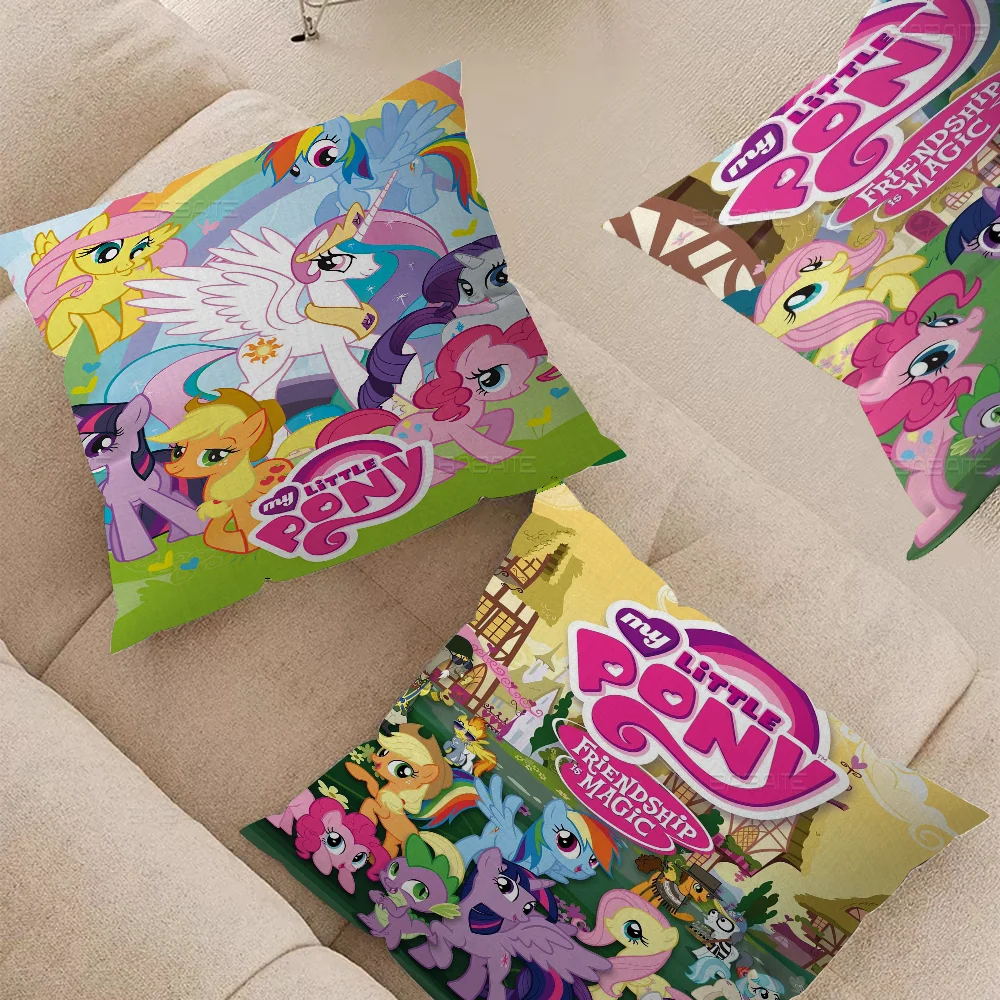 

My L-Little P-Pony Pillow Cover Design Cushion Cover Decor Holiday Decorati