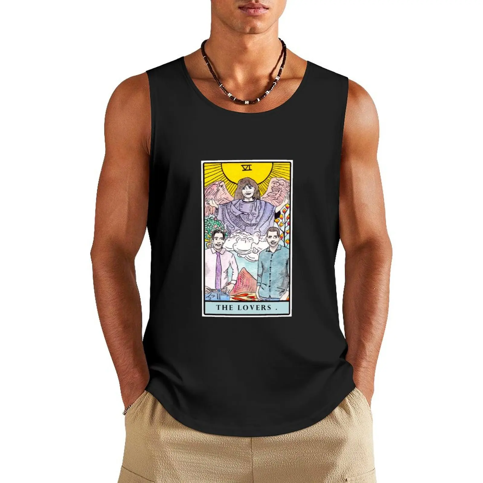 Property Brothers Tarot The Lovers Tank Top bodybuilding men clothes fashion 2024 man mens clothing fitness clothing for men