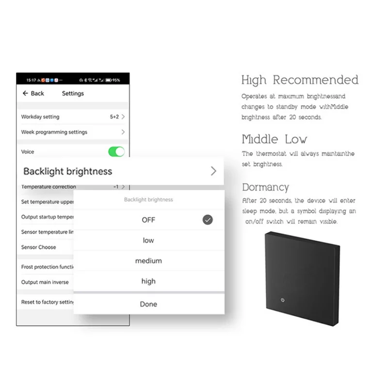 -A96Z Tuya Wifi Smart Thermostat Smart Water Floor Heating Temperature Controller Switch For Google Home Alexa Alice A