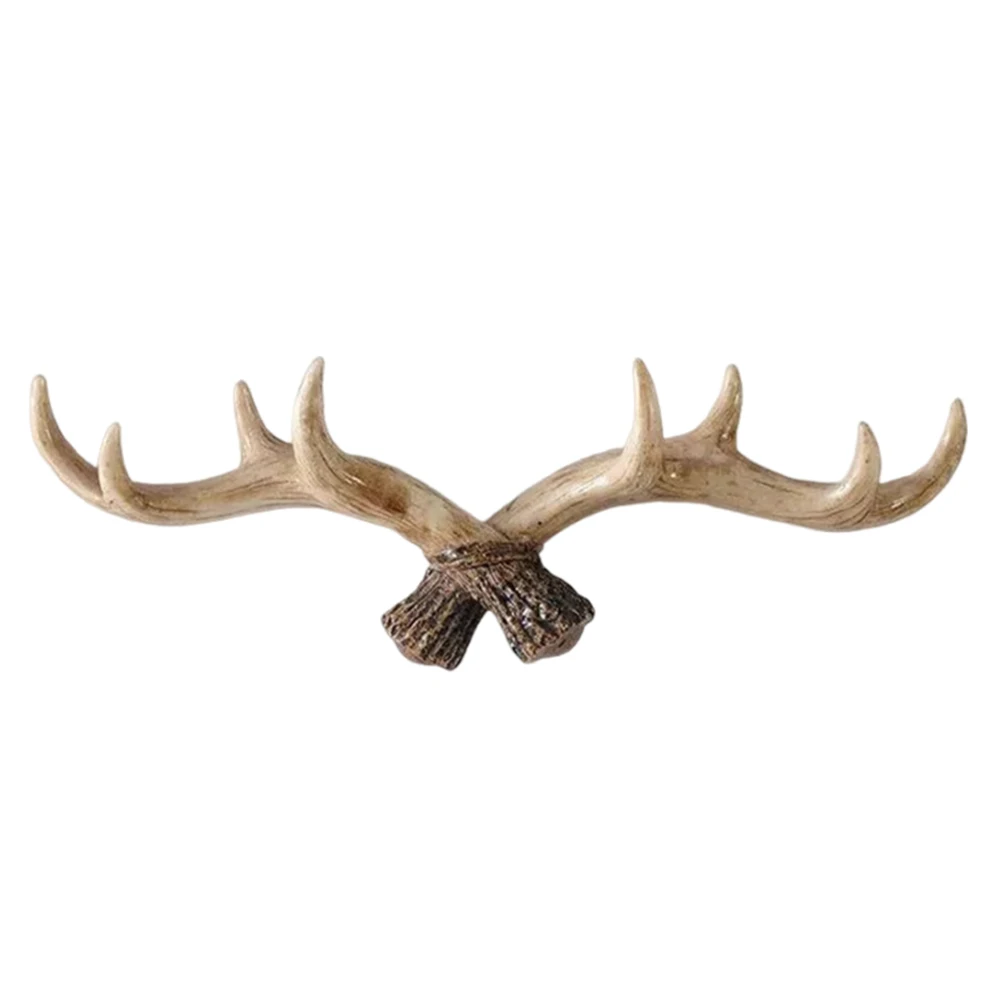 Home Decor Deer Antler Wall Decor Antler Wall Hanging Long-lasting Nordic Design Perfect Size 28 X 9.5cm Color Variation