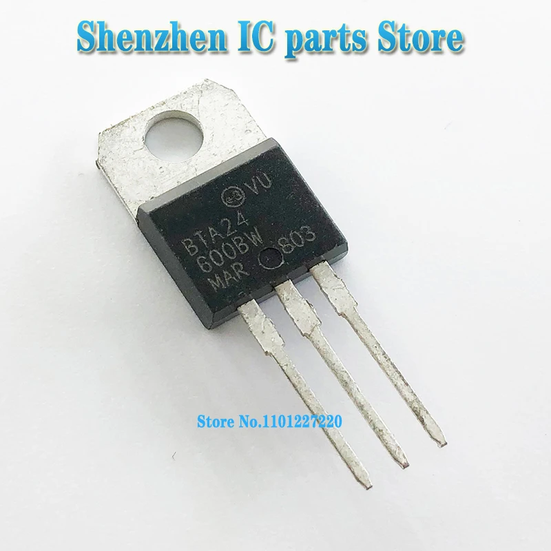 BTA24-600BW BTA24-600B BTA24 TO-220  BTA24-600 In Stock 10pcs/lot
