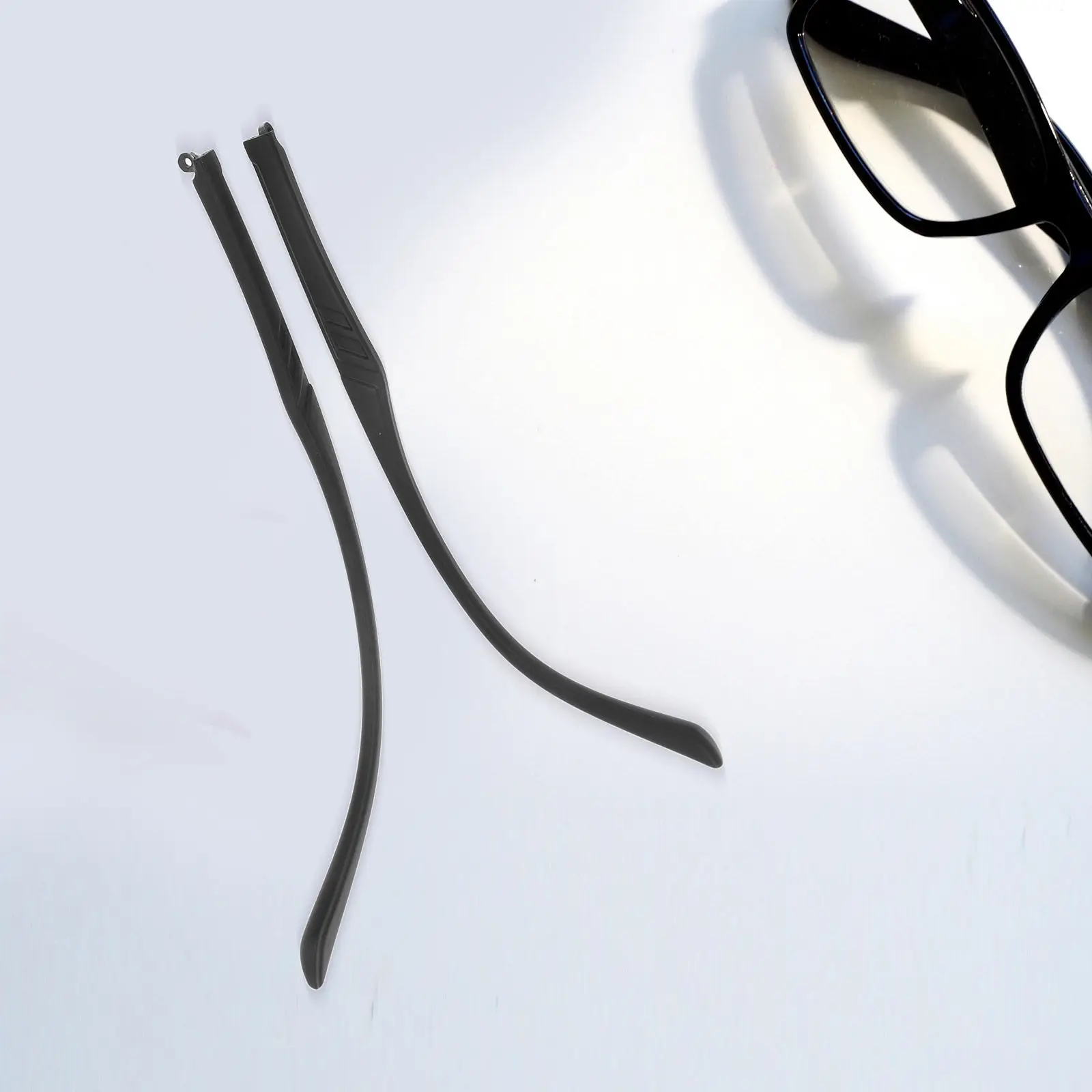 

1Pair Tr90 Eyewear Temple Legs Replacement Kit Universal Fit Ergonomic Flexible Resilient for Eyeglass Sunglass