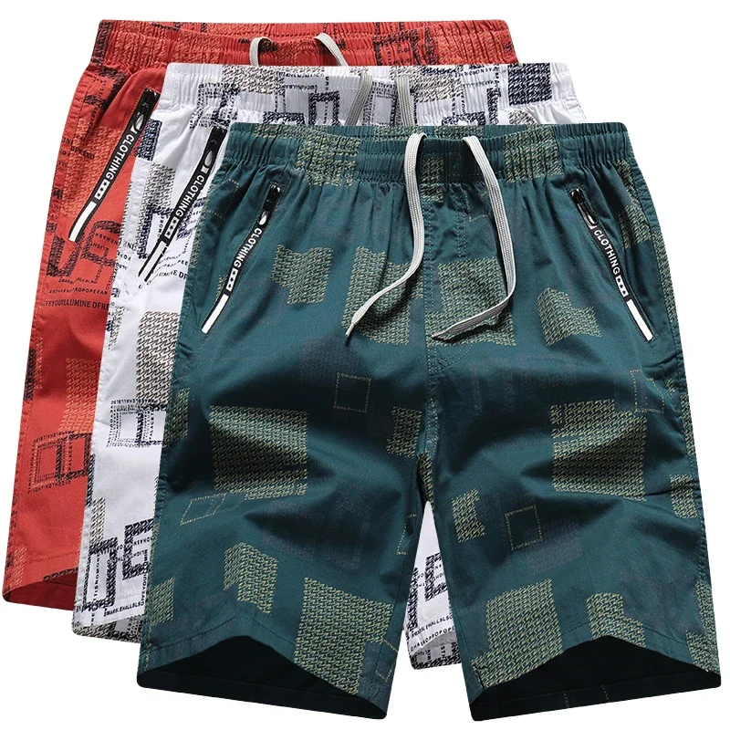 Zweetshorts voor heren Baggy comfortabele shorts Heren Casual Reizen Buitensporten Bermudashorts Elastische taille Y2K Print Halve broek