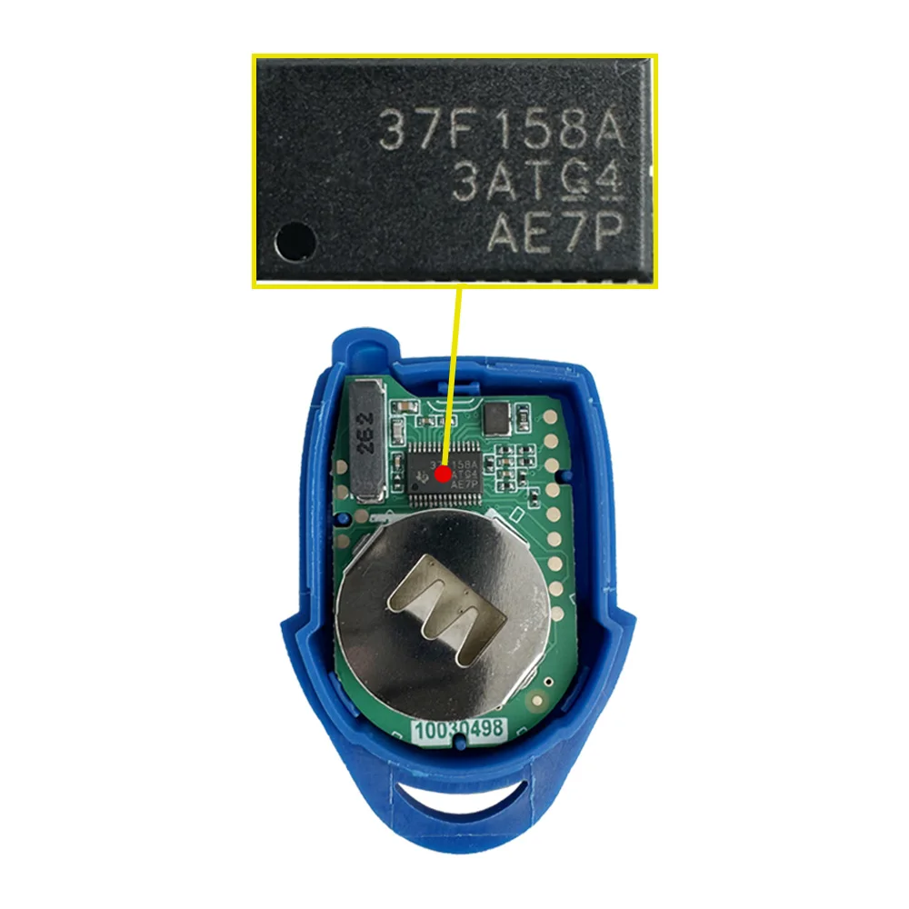 CHIP OEM 4D63 azul para Ford Transit VM WM 2006 - 2014 433MHz llave remota de coche 6CIT15K601 6C1T15K601AG