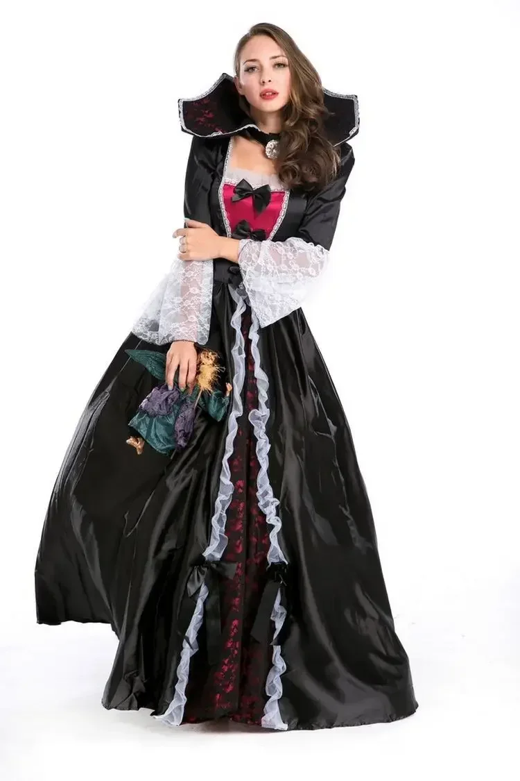 White Snow Princess Witch Cosplay Apparel Witch Queen Queen Anime Character Costume Dress