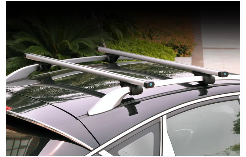 Universal 135CM Car Roof Racks Cross Bars Crossbars 150 330LBS For Car With Side Rails Work With Kayak Cargo Ski Racks