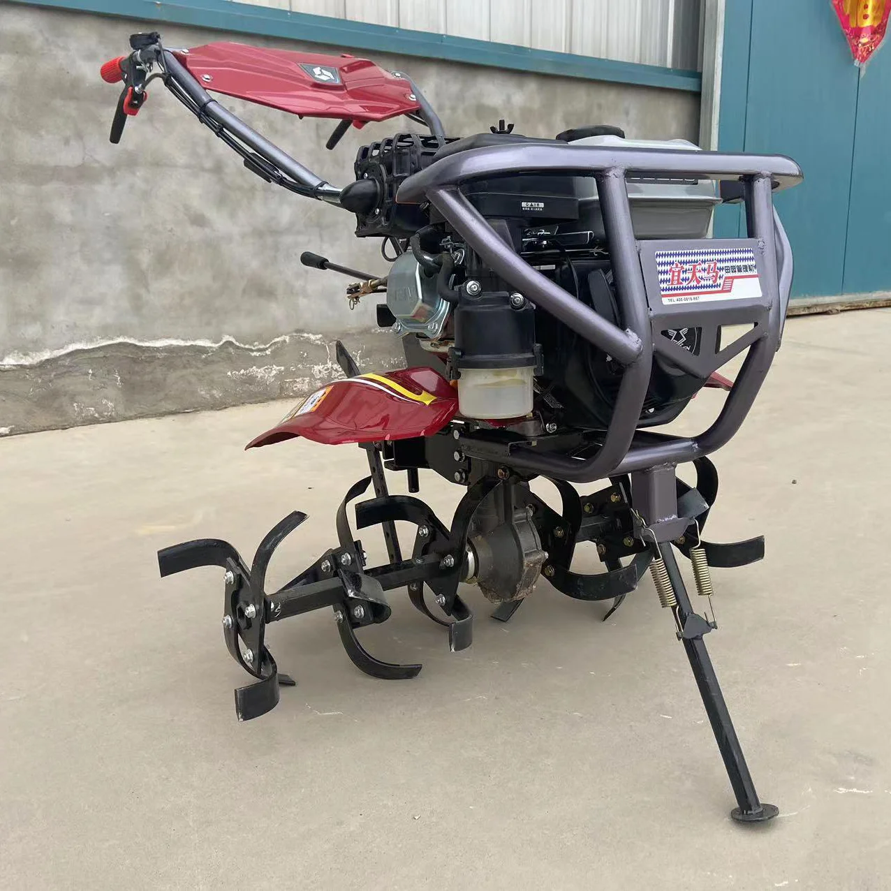 Cultivateur rotatif agricole automoteur, Micro cultivateur, Mini motoculteur, 2025