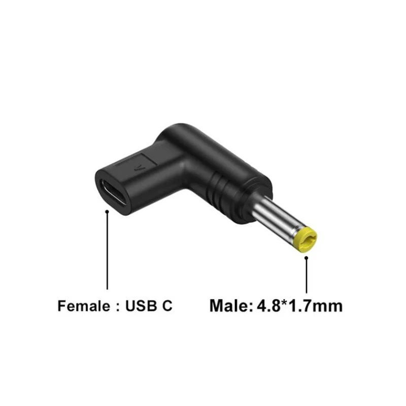 12V 15V 19,5V USB C Typ C PD zu DC Power Adapter Universal 3,5*1,35 5,5*2,5mm DC Jack Stecker Stecker für Router Tablet Kamera
