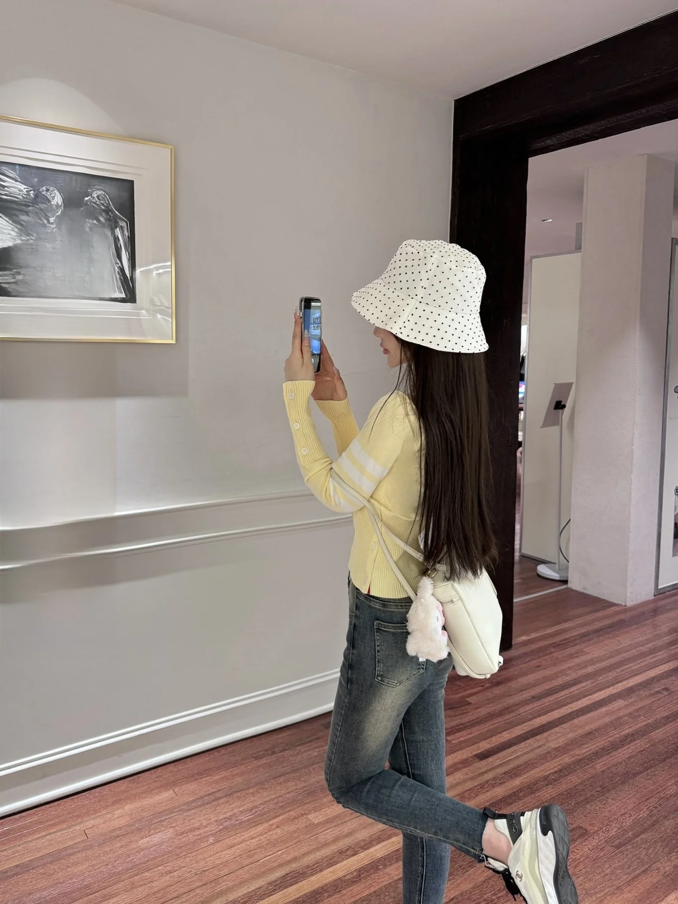 

Early Morning Class Viola Women's Knitted Long Sve V-Ne Button up Top Pure Desire Lazy Sle Polyester Fiber irt