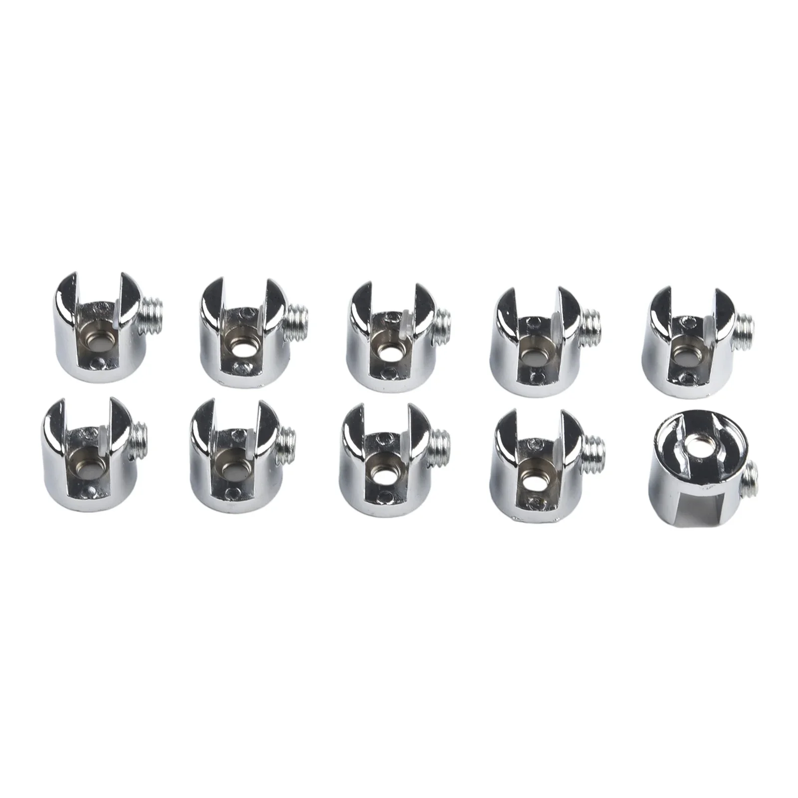 

Convenient Practical Glass Bracket Clamp Clips For Fixing Bathroom Glass Holders Home Quality Shelf Support Silver Tool