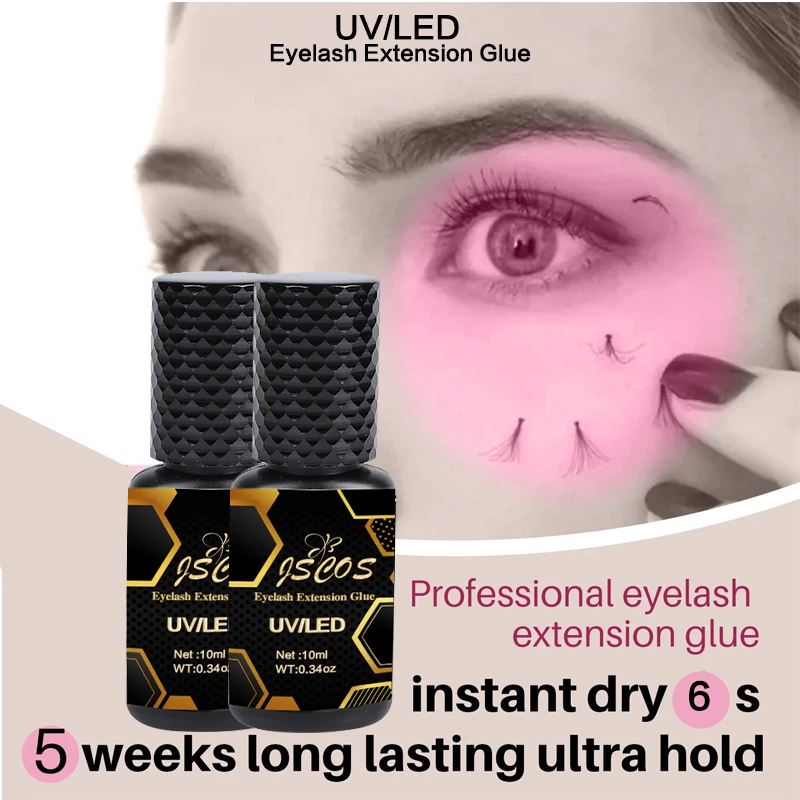 New Led Uv Lash Adhesive UV Glue With Black Light Quick-Drying Uv Lash Extension Glue UV Lash Glue