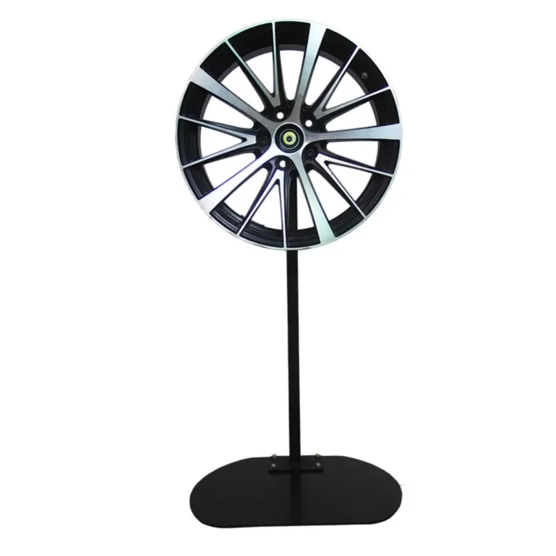 Car wheel hub rotating display rack Car beauty shop Disassemble and assemble tire wheel hub shelf Display rack Tire