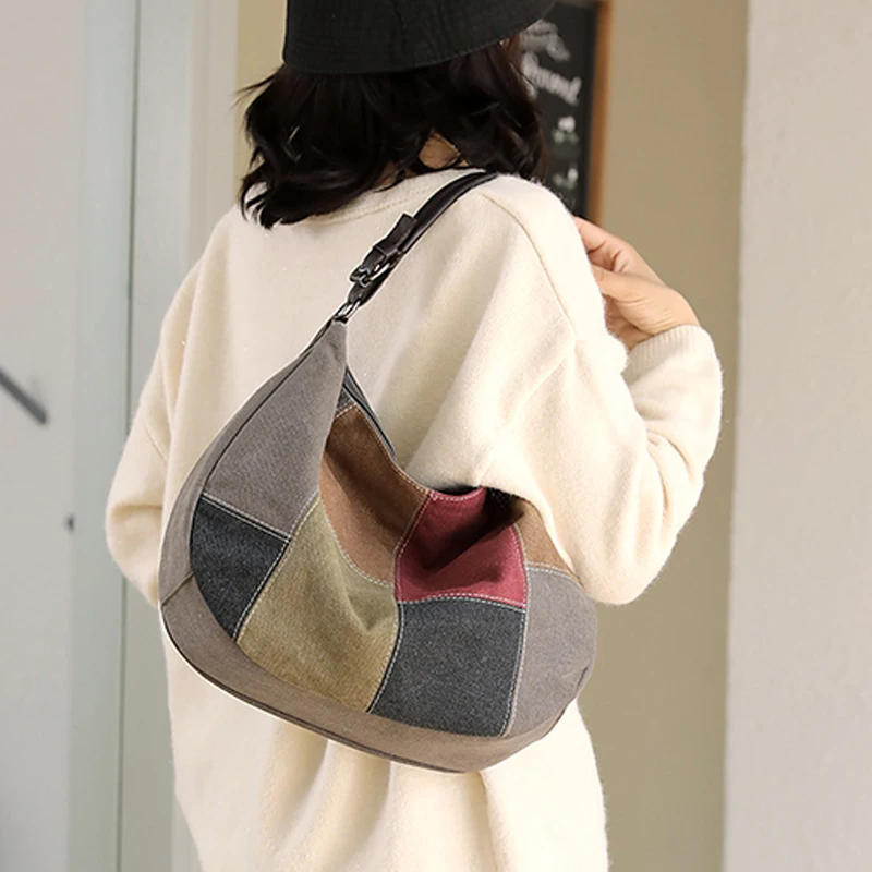 Women Casual Large Capactiy Shoulder Bag Handbag High Quality Exquisite Girl School Bags Tote Bag with Zipper Shopping Bag New