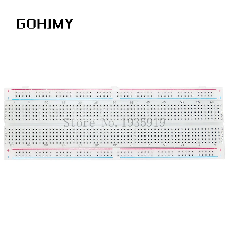 Breadboard 830 Point Solderless PCB Bread Board MB-102 MB102 Test Develop DIY for arduino GOHJMY