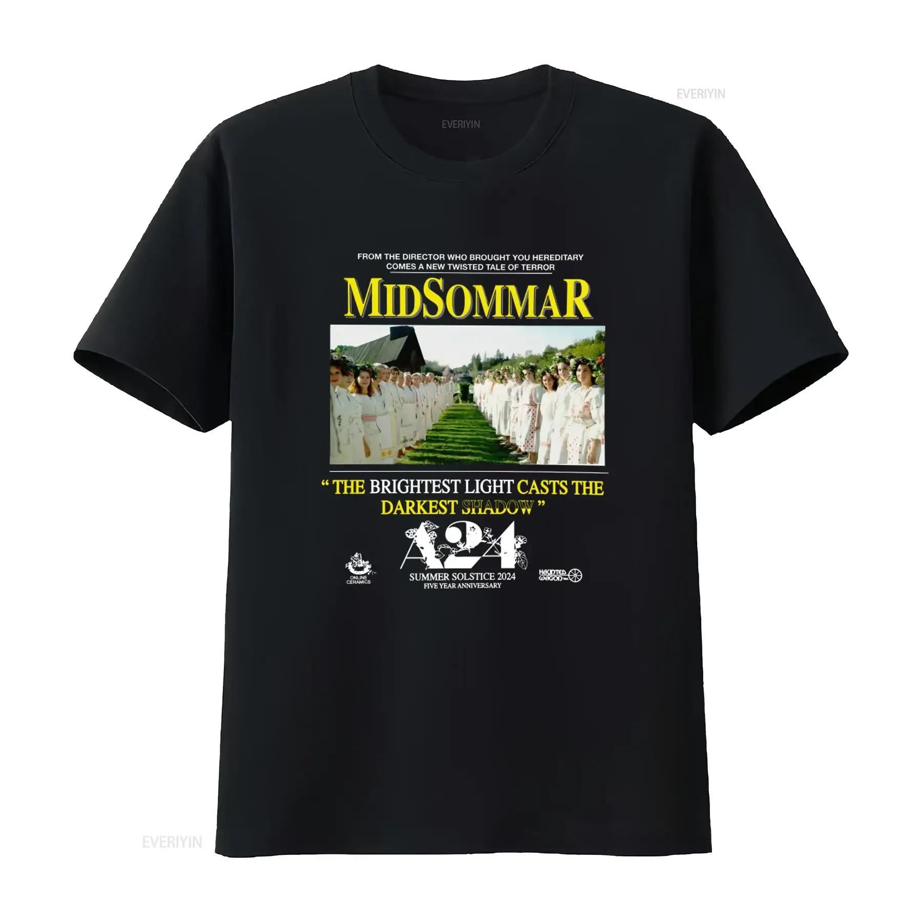 Midsommar Horror Movie Inspired T Shirt Darkest Shadow Design by Online Ceramics A24 Ari Aster Film Tribute XL Size vintage