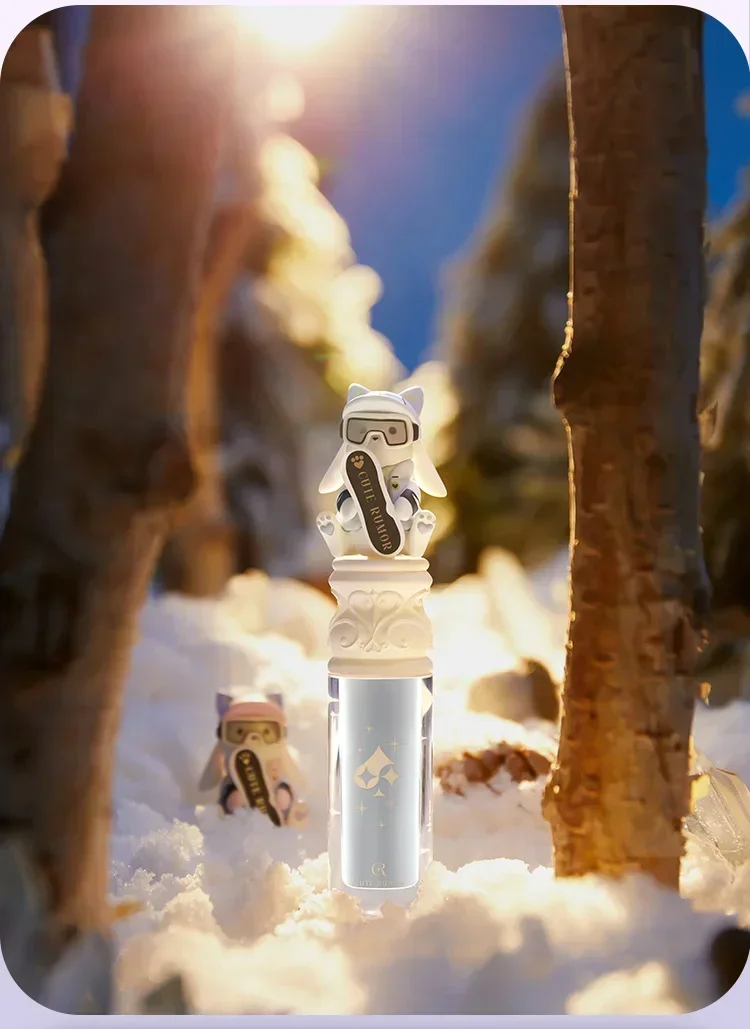 CUTE RUMOR Ski Bunny Lip Care Serum Honey Overlay Lip Glaze Lip Oil Geschenkset Feuchtigkeitsspendender Lipgloss Damen Beauty Makeup