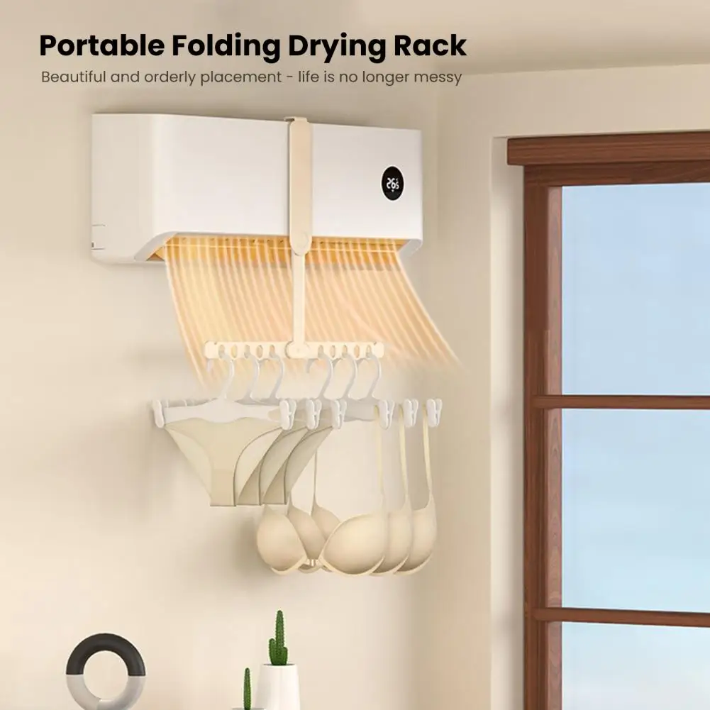 Retractable Storage Shelf Space-saving Wall Mounted Clothes Rack for Laundry Drying Closet Organization Folding Hanger for Home