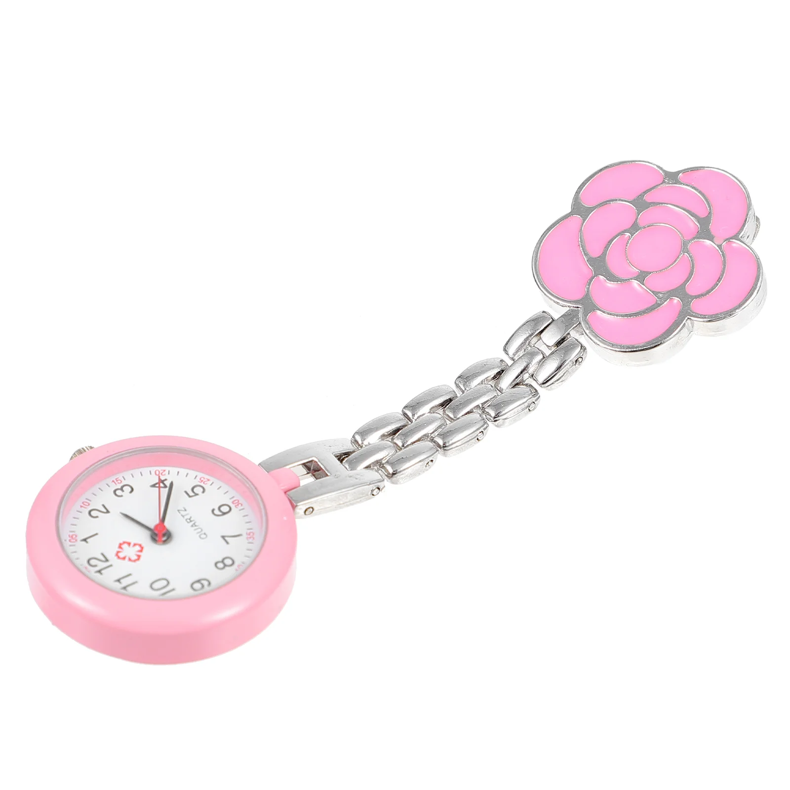 Nurse Chest Watch Retractable Hanging Pocket Badge Quartz Movement Student Alloy Adorable