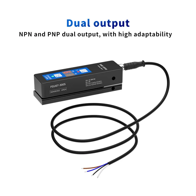 FUWEI FGU07-300S Digital Display Manual Adjustment Automatic Labeling Machine Transparent Label Sensor Knob adjustment Poor Type