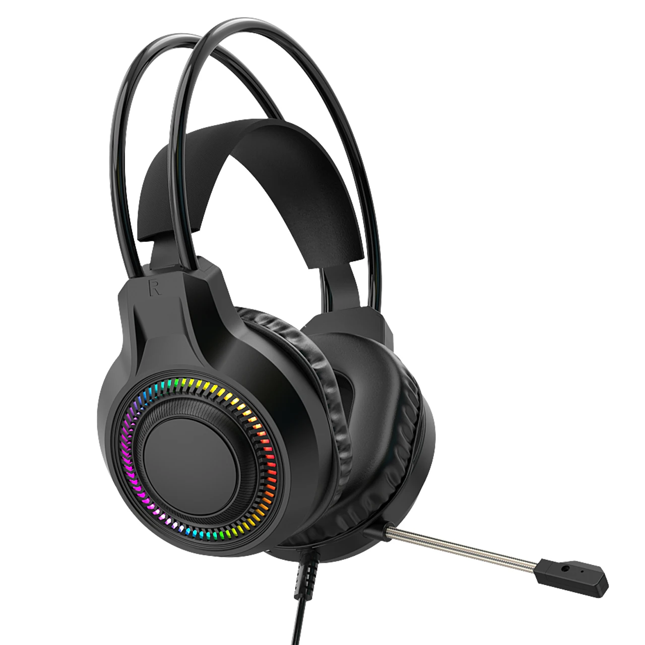 V6S a des écouteurs filaires pour jeux, ordinateurs, musique Convient aux cours en ligne, aux conférences, aux anniversaires. Fonctionne avec PS4/PS5/Xbox/Switch/