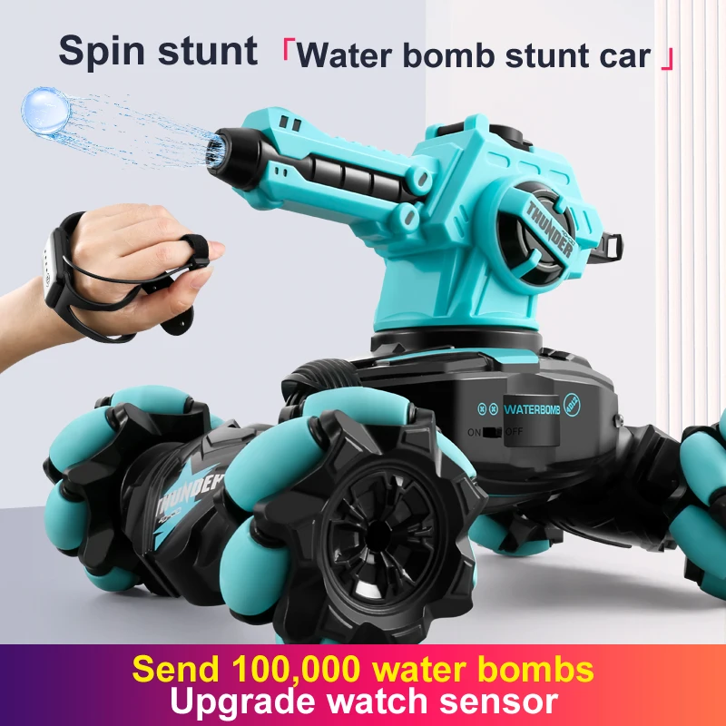 4WD 1:16 Stunt RC Car Gesture Sensing Can Launch Water Bombsfour-Wheel Drive Off-Road Electric Remote Control Car