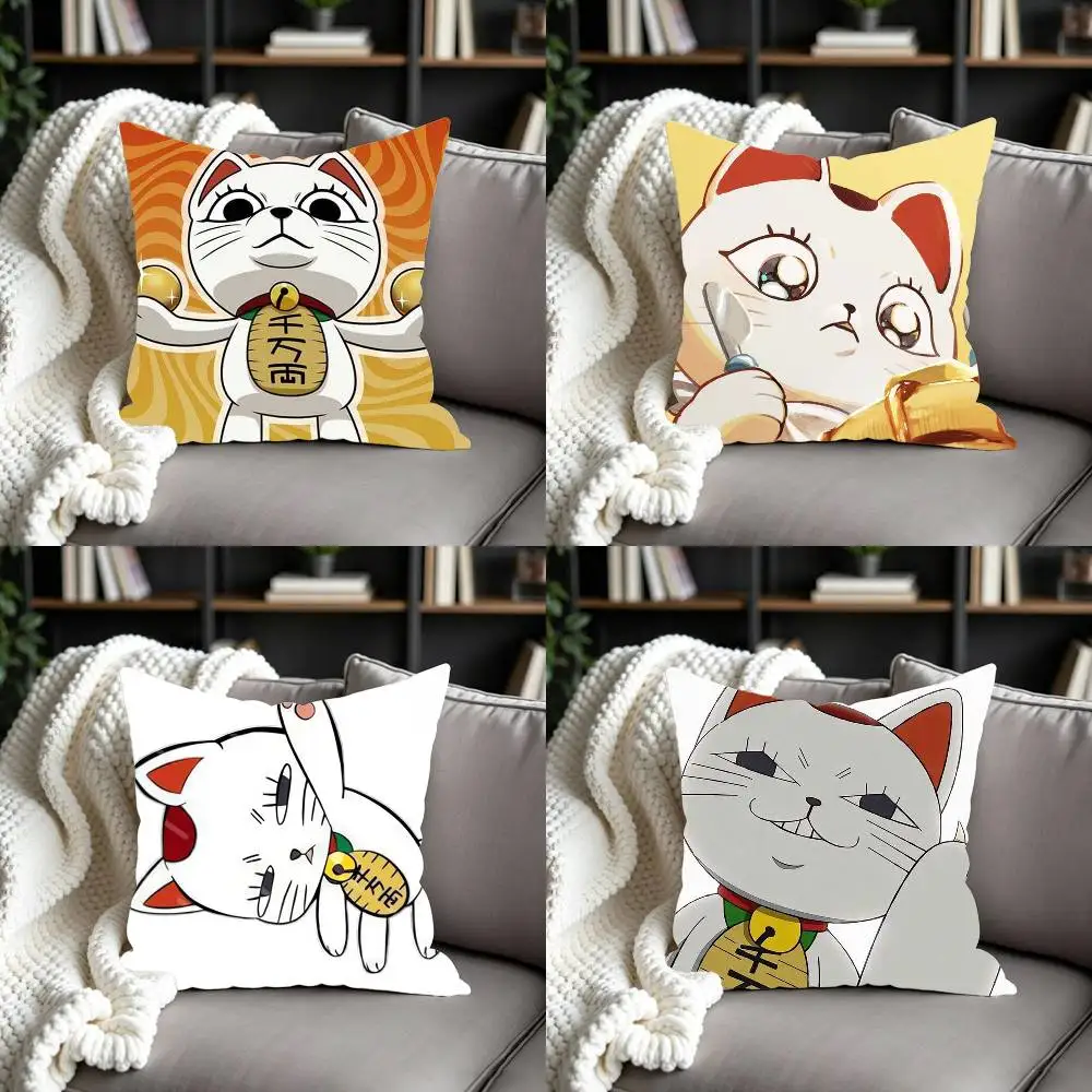 

D-Dandadan Turbo Granny Double-sided print Pillow Case Pattern Printed Pillowcase For Living Room Sofa Cushion Cover
