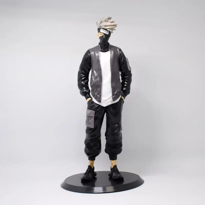 Naruto Kakashi Handicraft Flagwood Tidal Card Kakashi Standing Fashionable Anime Handicraft Decorations Can Be Collected