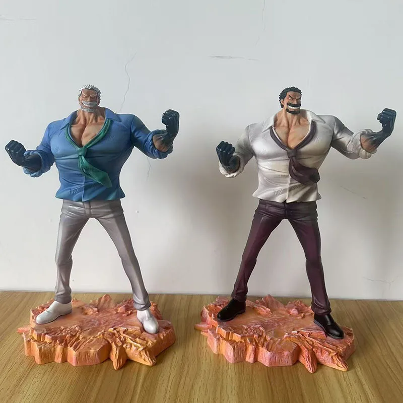 29.5cm Monkey D Kapu Model One Piece Action Figure Manga Figurine Anime One Pieces Garp Figuras GK Statue Ornaments Toys Gift