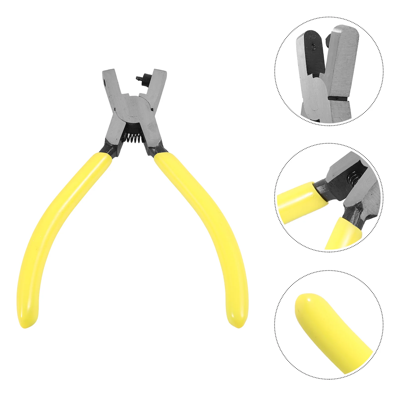 Single Hole Punch Metal Hole Puncher Heavy Duty Compact Lightweight Tool for Paper Craft Office Sheet Punching Precision