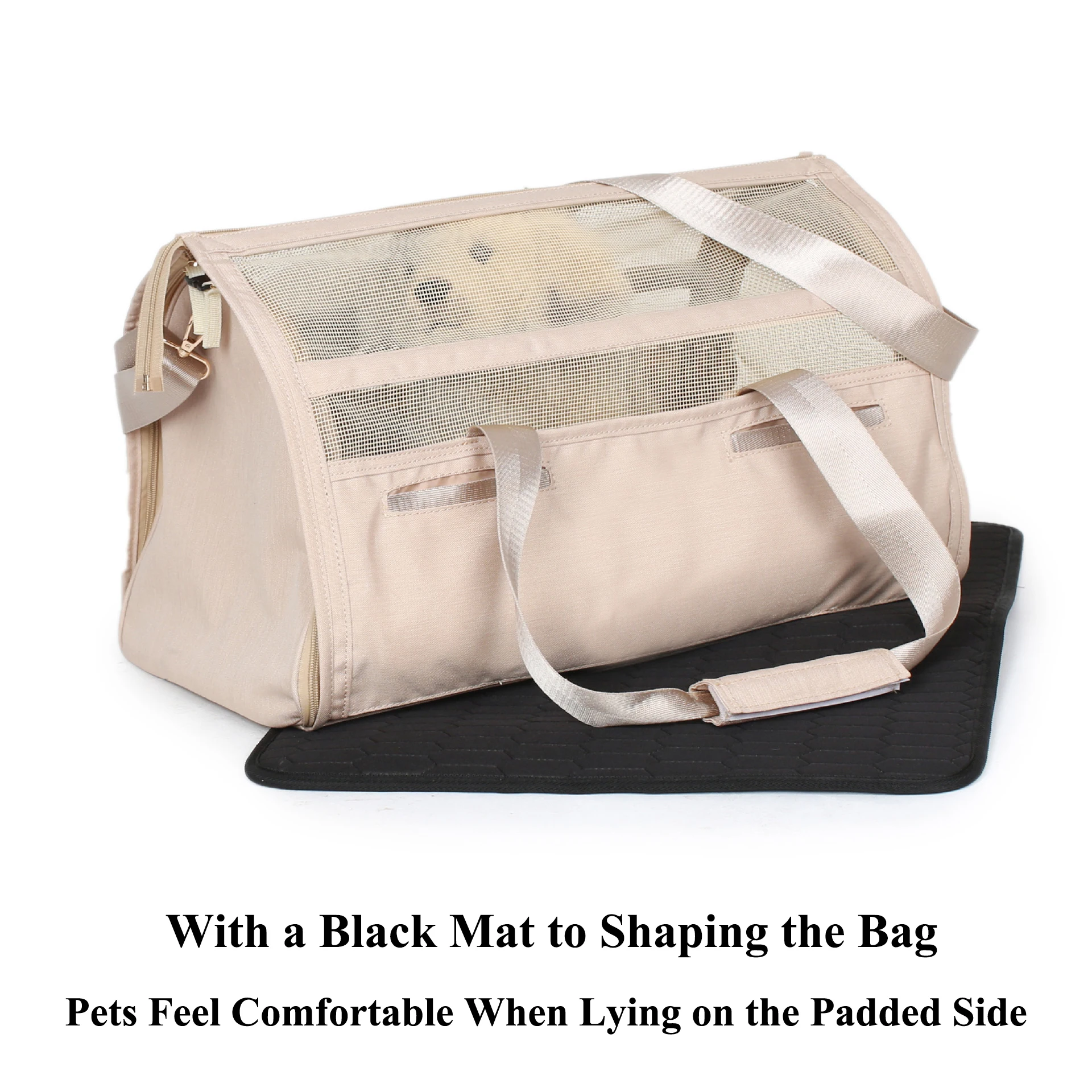 Pet Dog Purse Fashion Large Capacity Soft-Sided Pet Travel Carrier for Puppies /Kittens/Rabbit Portable Outdoor Dog Carrier Tote