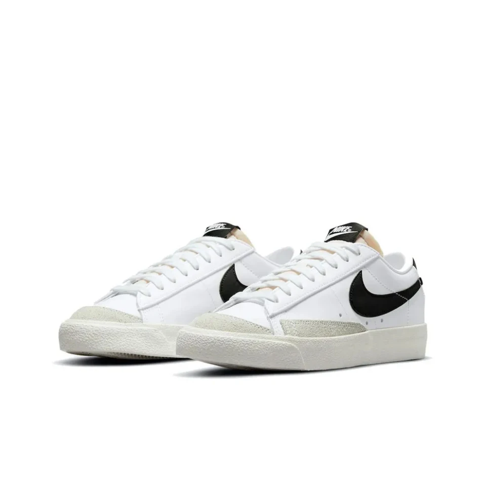 Nike Blazer Low 77 mężczyźni kobieta buty na deskorolkę na co dzień klasyczne oryginalne skórzane antypoślizgowe wygodne płaskie tenisówki sportowe