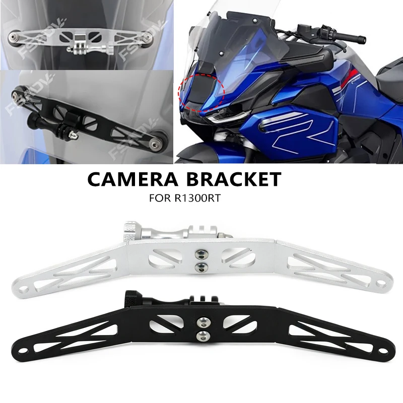 Motorcycle Windscreen Recorder holder Stable Safe Camera Bracket For BMW R1300RT R1300 RT R 1300RT 2025 2026 Accessories