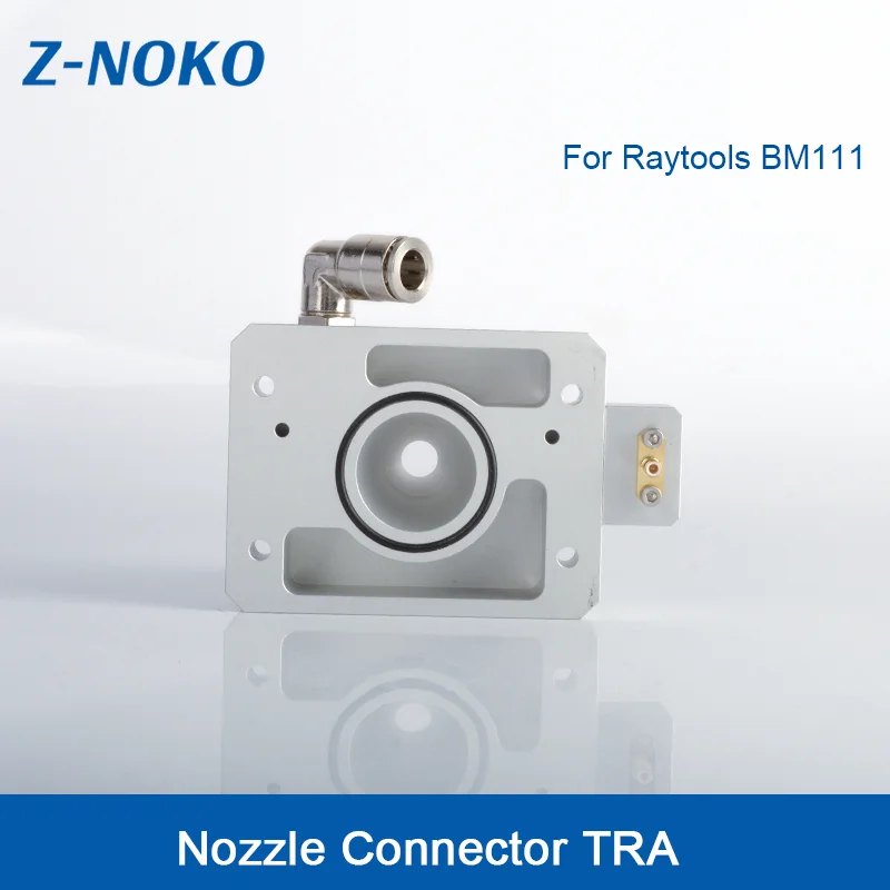ZNOKO BM111 Nozzle Connector TRA Laser Cutting Head Parts For Raytools 1064nm Laser head & Fiber Metal Cutting Machine