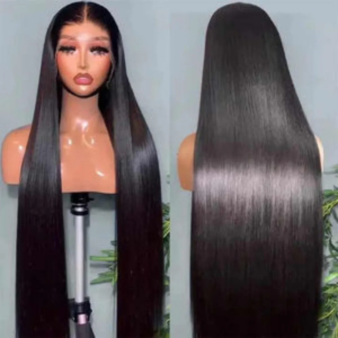 

HD 13x6 Bone Straight Human Hair Wigs 13x4 Full Transparent Lace Frontal Wigs for Women Lace Front Human Hair Wigs Pre Plucked