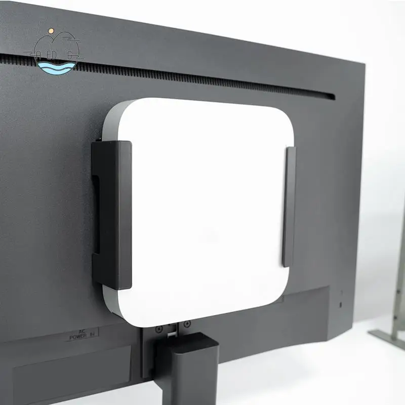 

AED6-Wall And Desktop Stand Mount Holder Computer Stand For Mac Mini Under Desk Vesa Extension