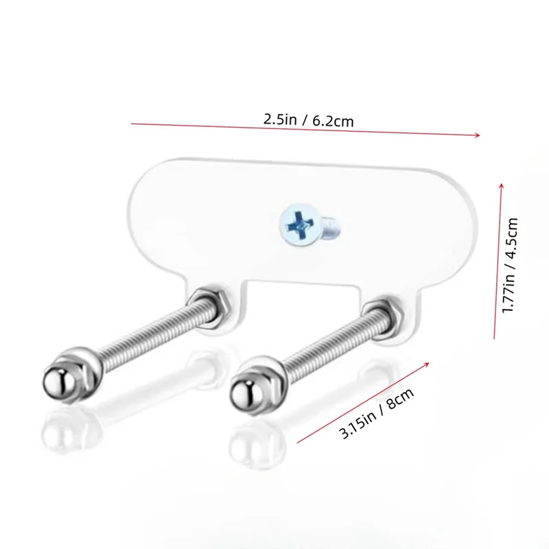 -A89Z 4 قطع من لوح التزلج الأكريليك على الحائط، رف جدار لوح التزلج، شماعة لوح التزلج، زلاجات العرض على الجليد والدراجات البخارية الطويلة